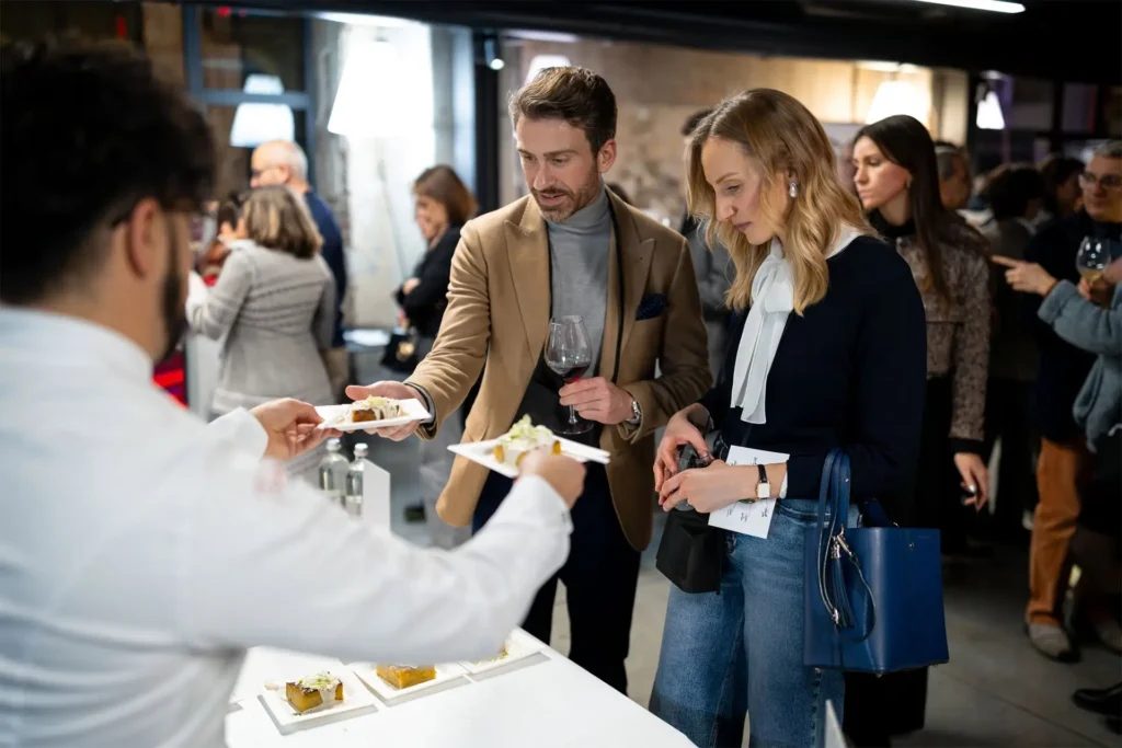 La cena di inaugurazione de la toma di lanzo