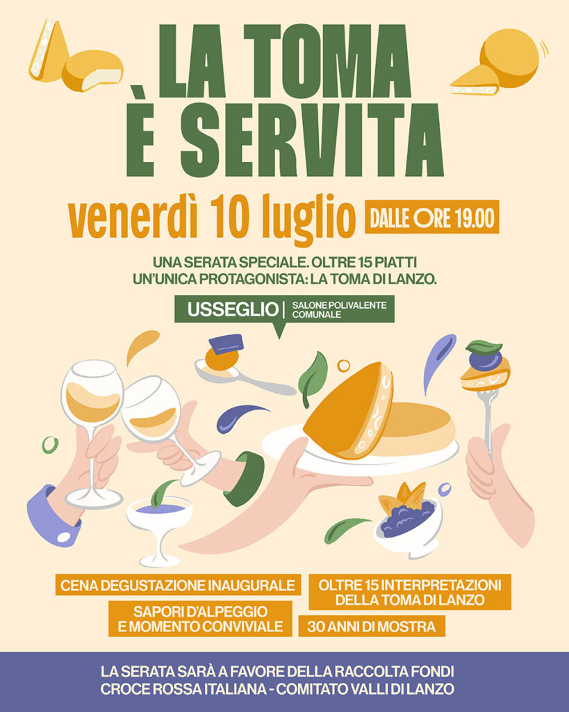 La toma è servita - evento gastronomico in occasione della mostra nazionale della toma di lanzo e dei formaggi di Alpeggio