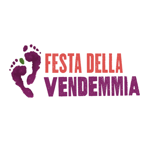 Logo festa della vendemmia in fontanafredda