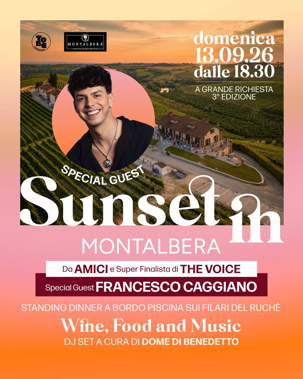 Sunset in Montalbera - 13 settembre 2026