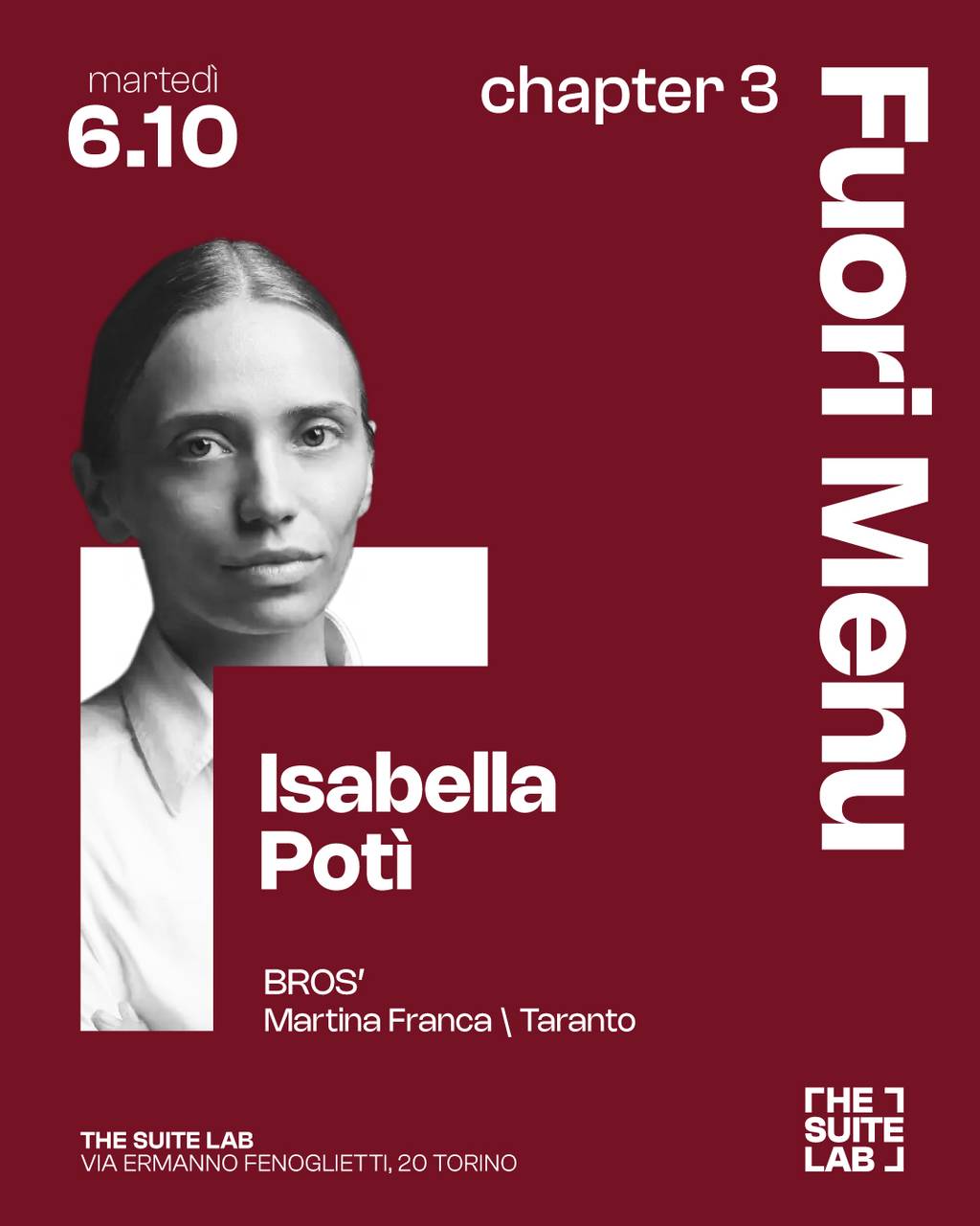 Fuori menu - Chapter 3 isabella poti settembre the suite lab