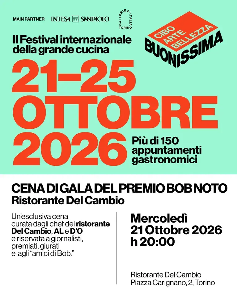 Cena di gala bob noto 2026