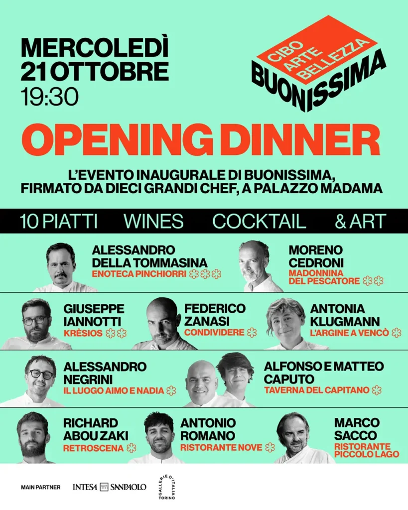 Opening Dinner - 21 ottobre 2026